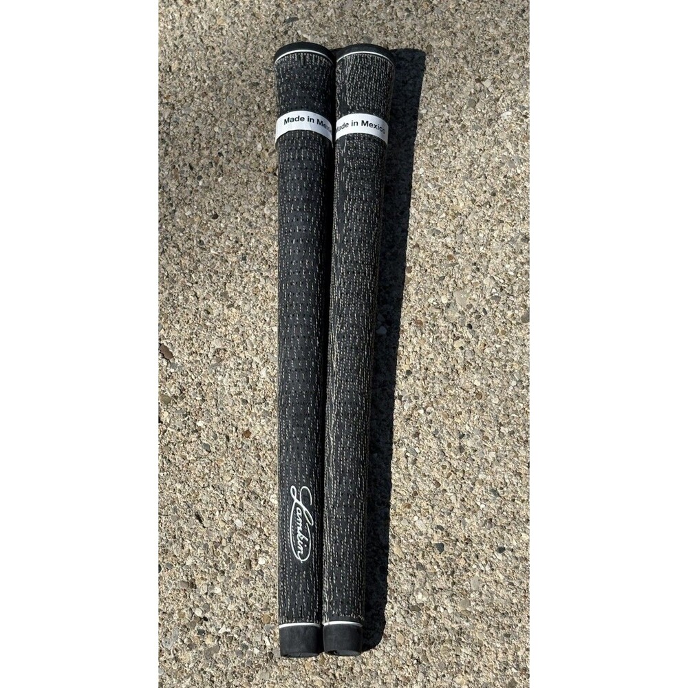 Lamkin Tour Fully Corded Golf Grips Lot Of 2 Black White New Old Stock